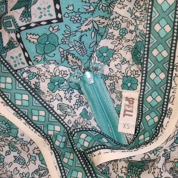 Rare spell designs kombi folk gown sage XS dress - Picture 8 of 11